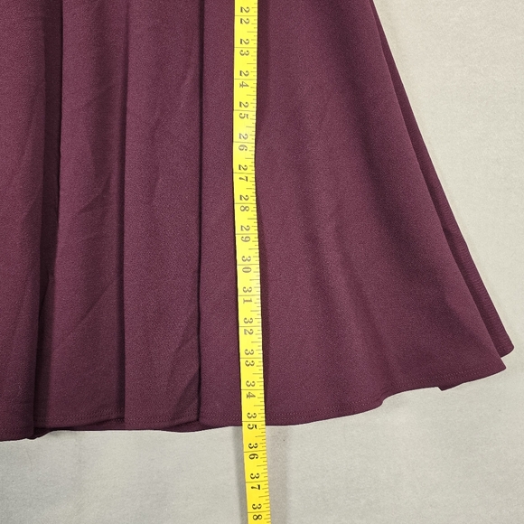 B. Darlin Women's Skater Mini Fit & Flare Dress Purple Size 11 / 12 - Picture 5 of 9